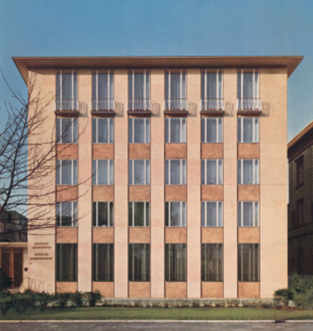 Gebäude der DGZ in Frankfurt am Main um 1965