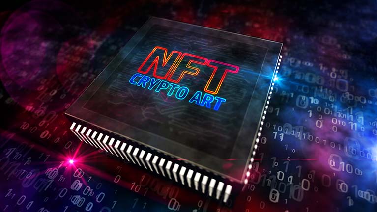 NFT, animierte Grafik