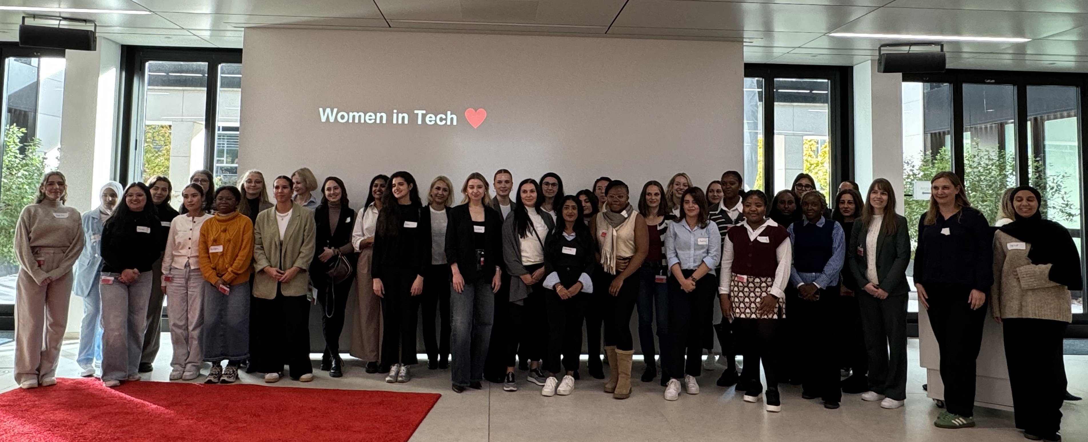 Teilnehmerinnen bei Women in Tech