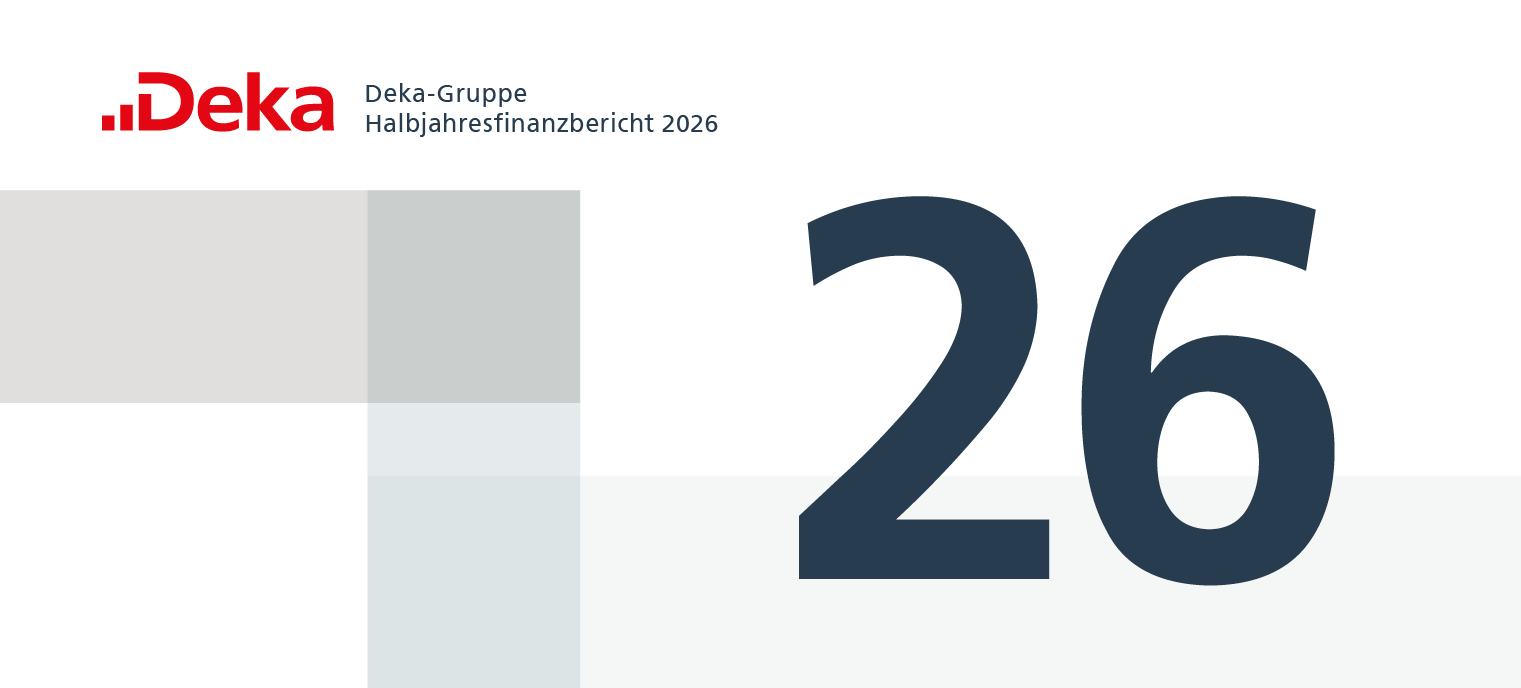 Ausschnitt aus dem Deckblatt des Geschäftsberichts der Deka-Gruppe