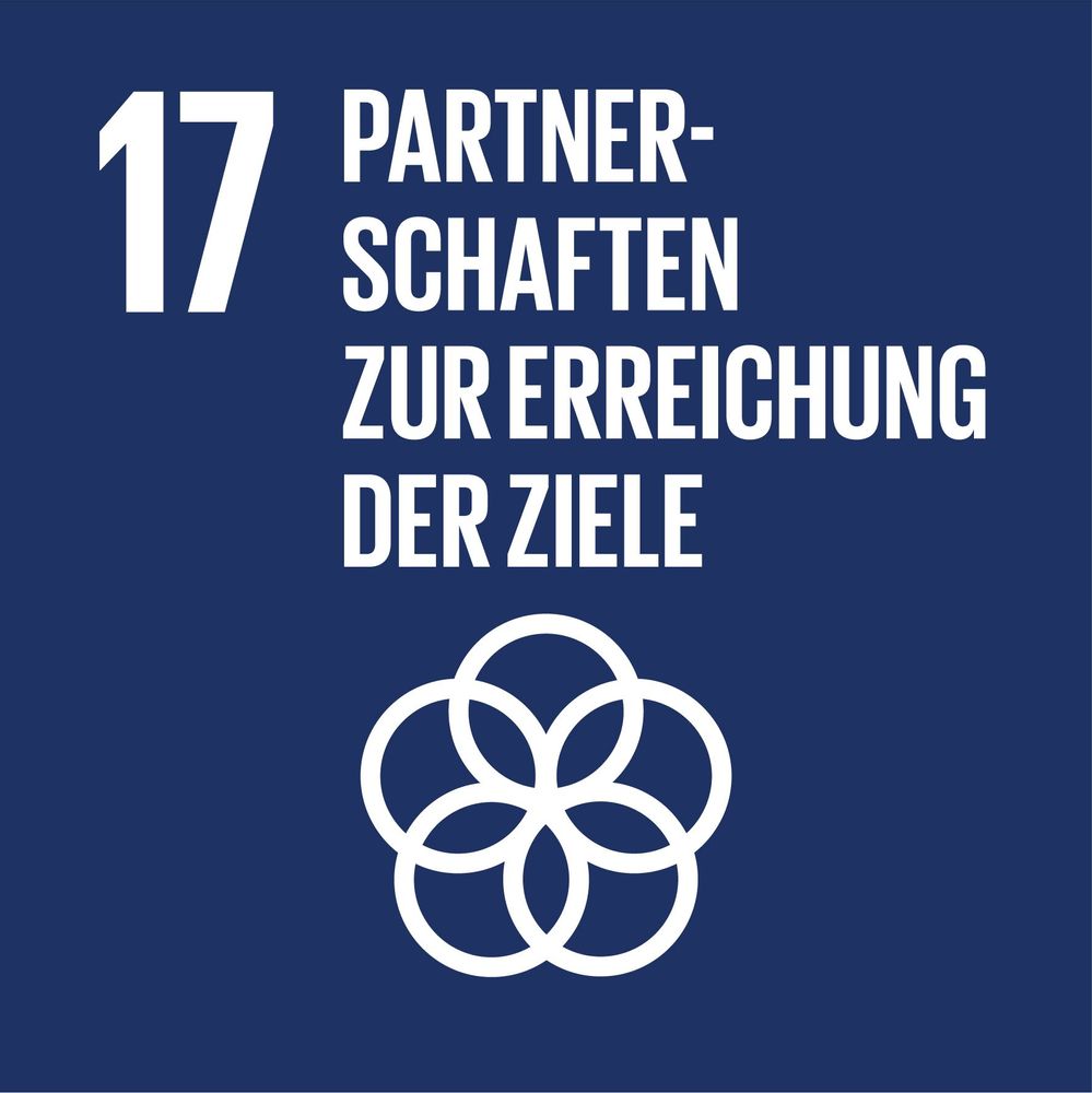 Icon UN-Nachhaltigkeitsziel 17. Partnerschaften zur Erreichung der Ziele