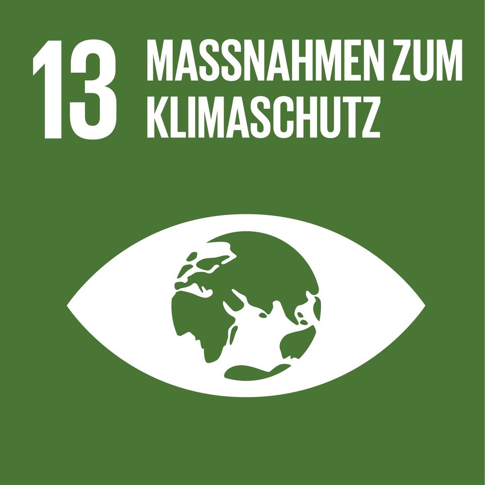 Icon UN-Nachhaltigkeitsziel 13. Maßnahmen zum Klimaschutz