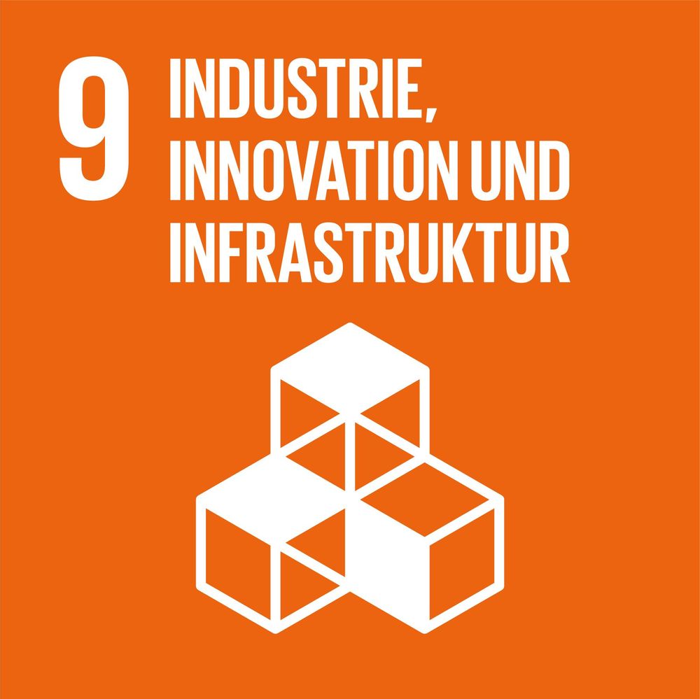 Icon UN-Nachhaltigkeitsziel 9. Industrie, Innovation und Infrastruktur